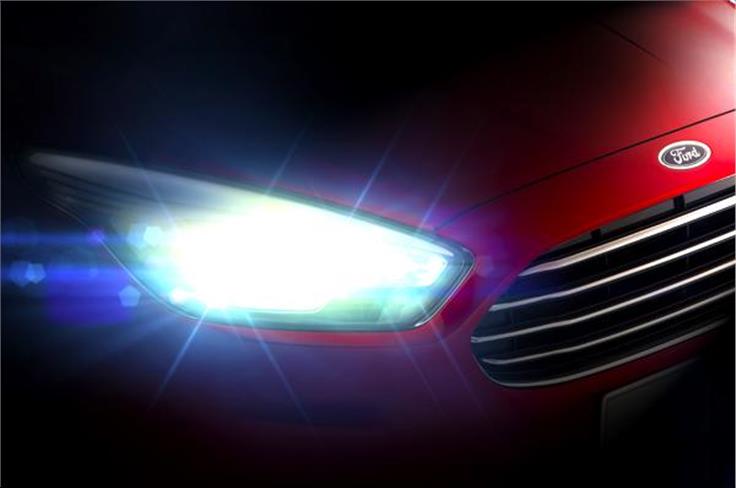 Ford compact sedan official teaser. 